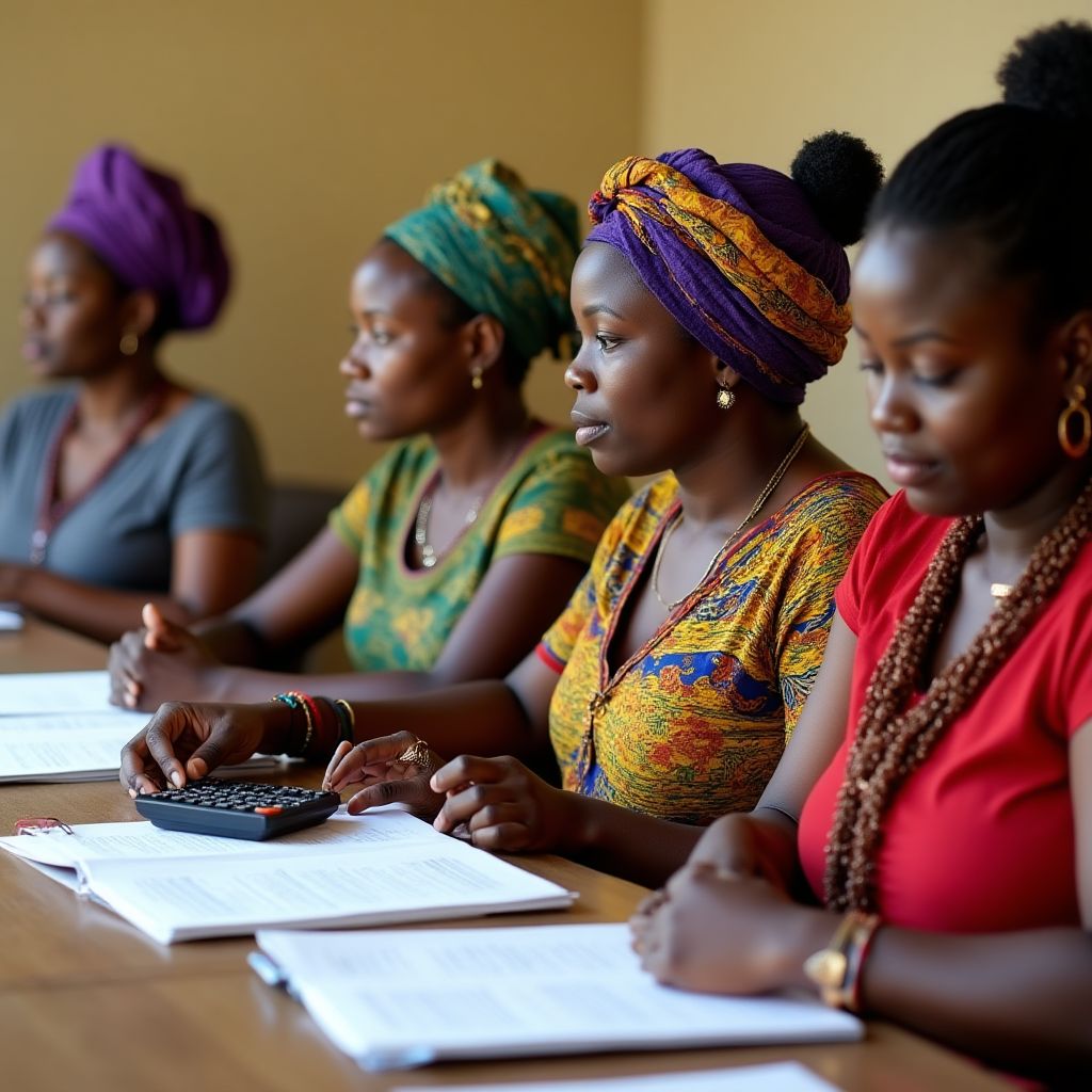 Savings workshop for market women in Kumasi